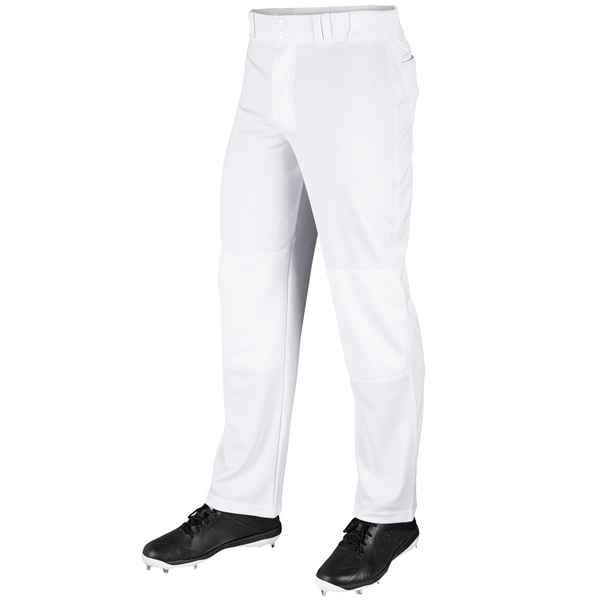 WHITE - Youth OPEN BOTTOM RELAXED FIT BASEBALL PANT