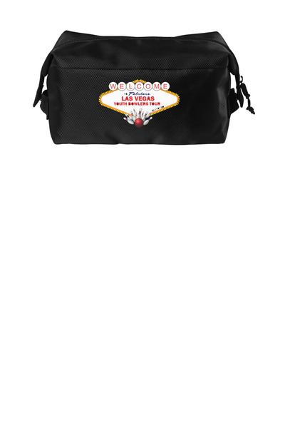 Black - Accessory Bag w/ Embroidered Logo