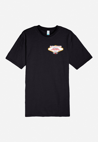 BLACK - Unisex Heavyweight T-Shirt w/ print front and back