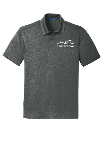 Charcoal Heather - Heather Polo