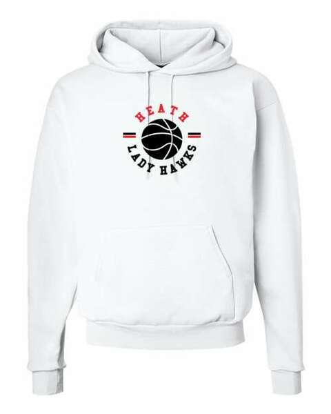 White - Hawks Circular Hooded Sweatshirt
