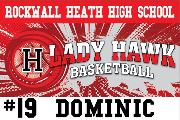 White - 24x36" Yard Sign w/stake 4mm Choroplast