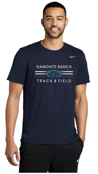 Navy - Nike Team Men's Legend Tee w/ Print