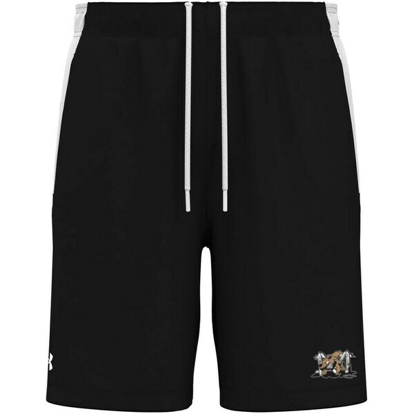 Black - Adult Tech Vent Short  w/ "Brown Dog" Print