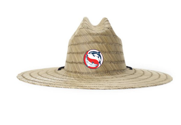 Natural - Waterman Straw Hat w/ Embroidered Patch