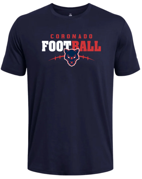 410-Midnight Navy - Men's UA Athletics T-Shirt w/ Print