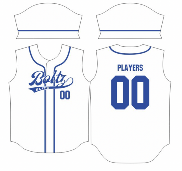 White/Orange - Boltz Full Button White/Blue Elite