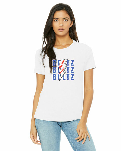 WHITE - Ladies' Relaxed Jersey Short-Sleeve T-Shirt