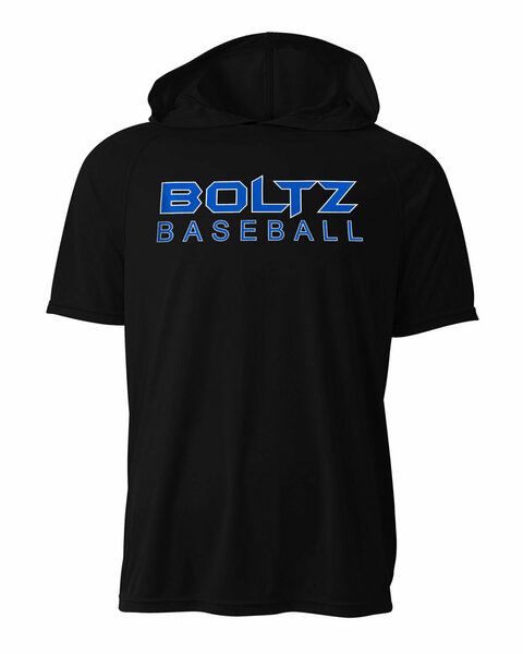 BLACK - Men's Cooling Performance Hooded T-shirt