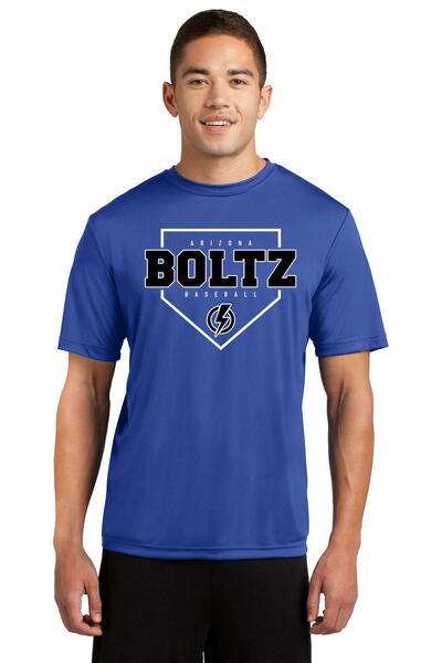 True Royal - Home Plate PosiCharge ®  Competitor Tee 