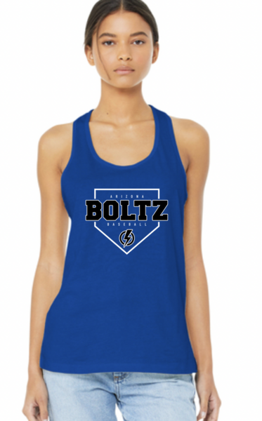 TRUE ROYAL - Home Plate Ladies' Jersey Racerback Tank