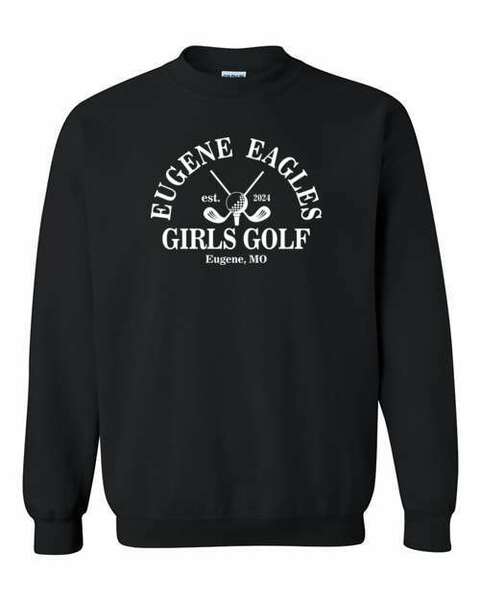 Black - Heavy Blend™ Crewneck Sweatshirt (HS Golf)