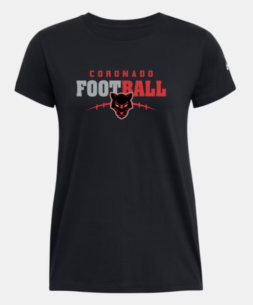 Black - Women's UA Athletics Short Sleeve w/ Print
