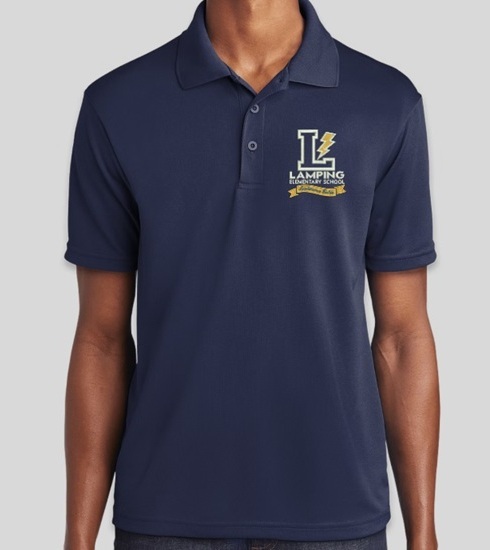 True Navy - ® PosiCharge ® RacerMesh ® Polo