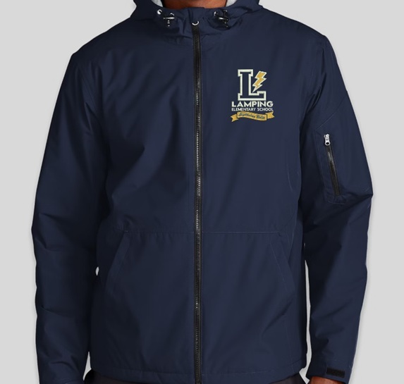 Navy - Sport-Tek® Waterproof Insulated Jacket w/ Embroidery