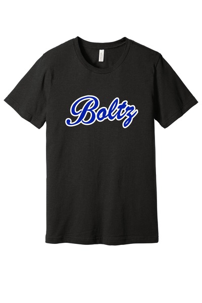 Black Heather - Classic Boltz BELLA+CANVAS ® Unisex Heather CVC Short Sleeve Tee NEW LOGO