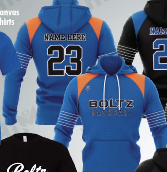 Blue/Orange - Blue/Orange Hoodie
