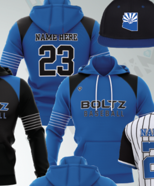 Black/Blue - Black/Blue Hoodie