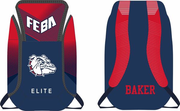 NAVY/RED - Custom Sublimation Elite Backpack - FEBA 