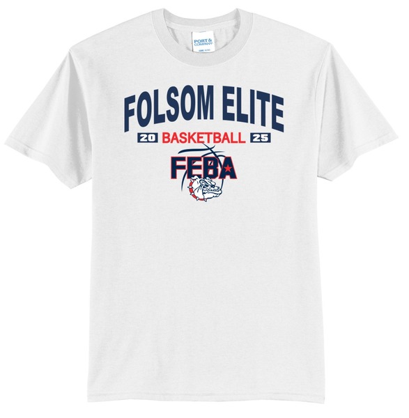 White - Core Blend Tee w/ PRINT - FEBA