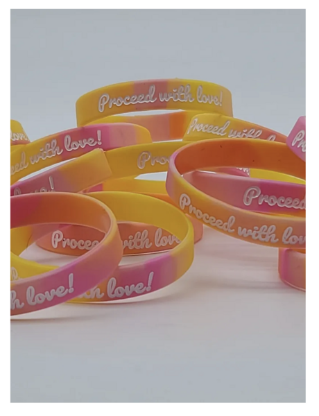 Multiple - Inspirational Wristband w/ Embossed Print