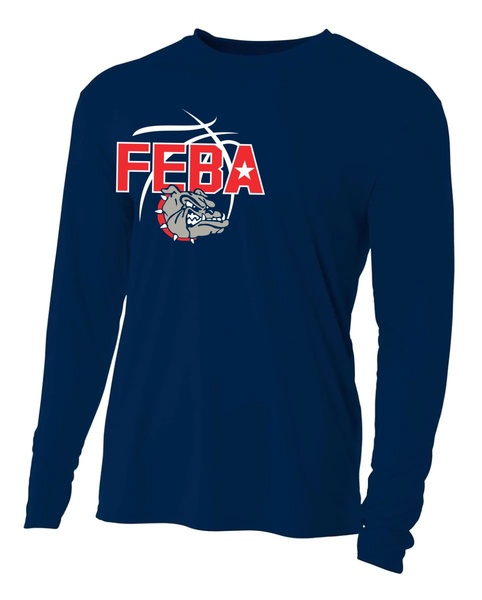 NAVY - WOMENS SureColor Long Sleeve Cationic Tee w/ Print