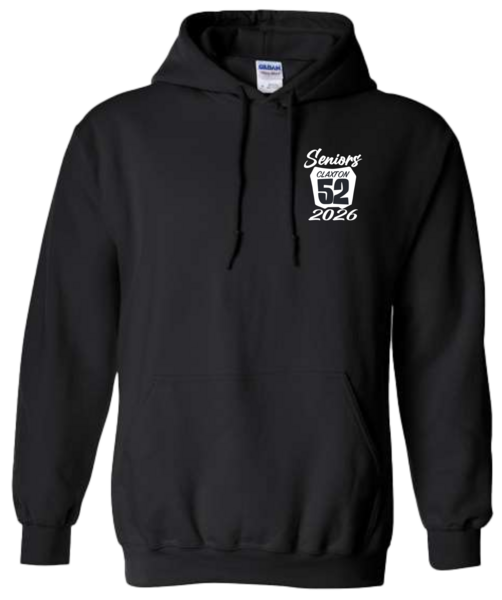 Black - Heavy Cotton Hooded Sweatshirt