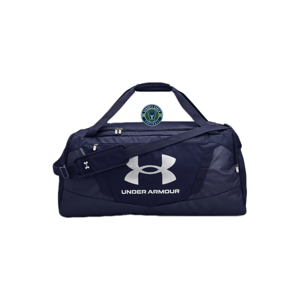 410 Midnight Navy - UA Undeniable 5.0 LG Duffle Bag w/ Emb