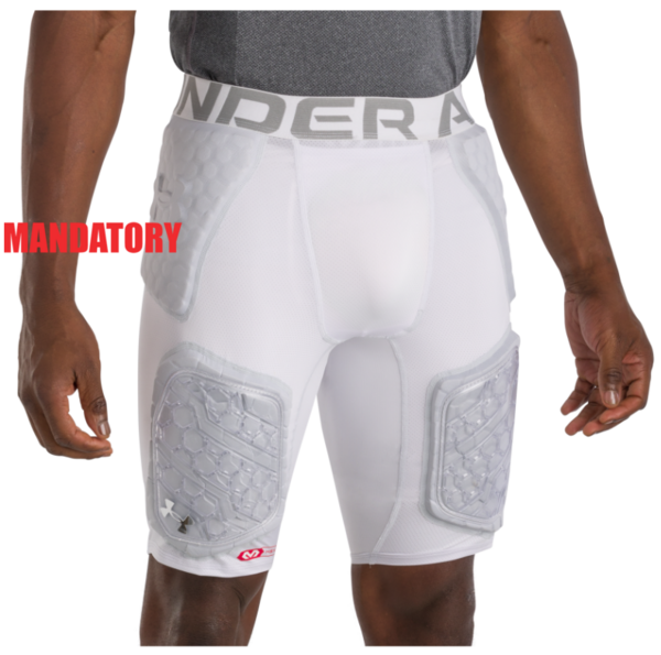 WHITE - Gameday Armour Pro 5-Pad Girdle