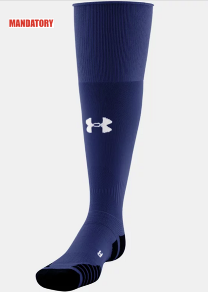 410-NAVY - Unisex UA Soccer Over-The-Calf Socks