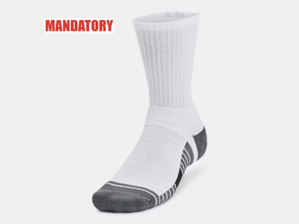 100-WHITE - Unisex UA Team Crew