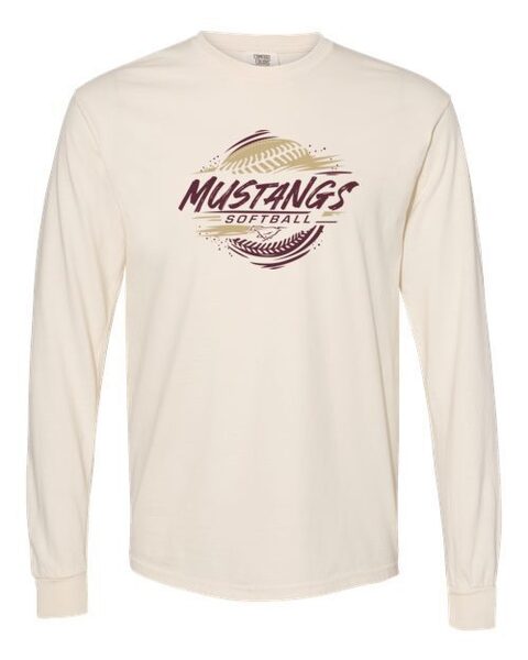 Ivory - Unisex Garment-Dyed Heavyweight Longsleeve T-Shirt - SB
