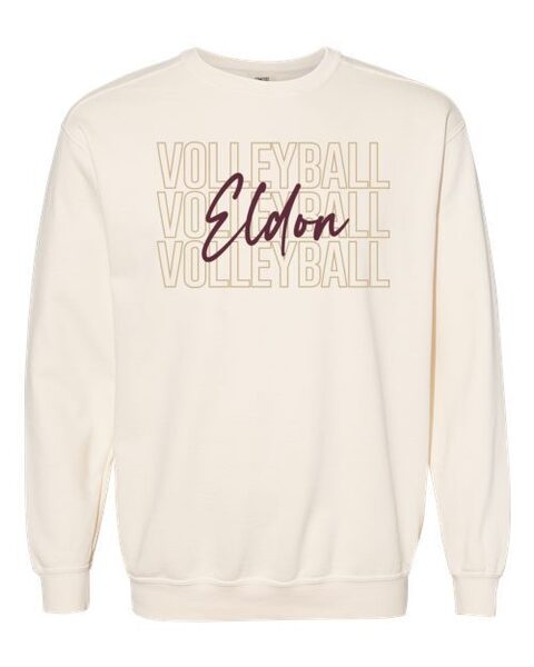 Ivory - Unisex Garment Dyed Crewneck Sweatshirt - VB