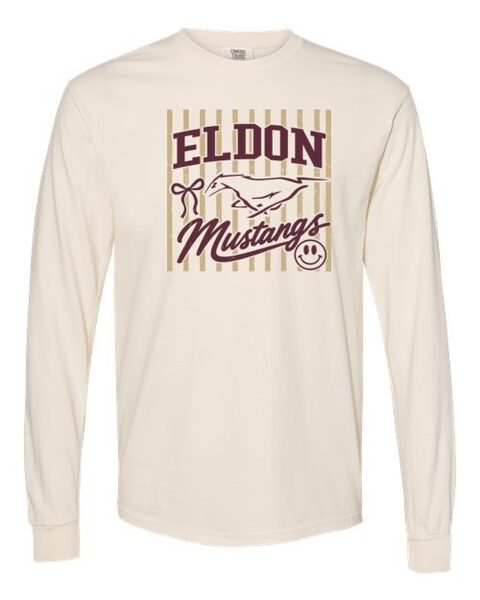 Ivory - Unisex Garment-Dyed Heavyweight Longsleeve T-Shirt - Logo1