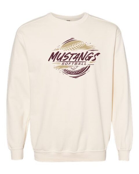 Ivory - Unisex Garment Dyed Crewneck Sweatshirt - SB