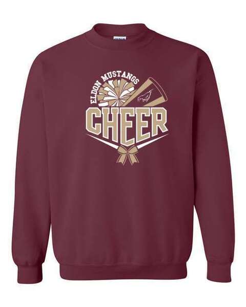 Maroon - Heavy Cotton Crewneck Sweatshirt