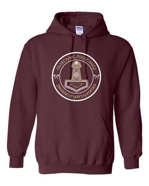 Marron - Heavy Cotton Hooded Sweatshirt - Band