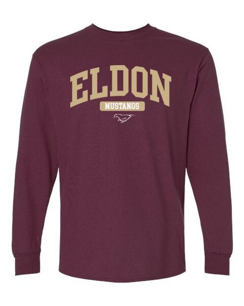 Marron - Ultra Cotton® Long Sleeve T-Shirt  - Logo 2