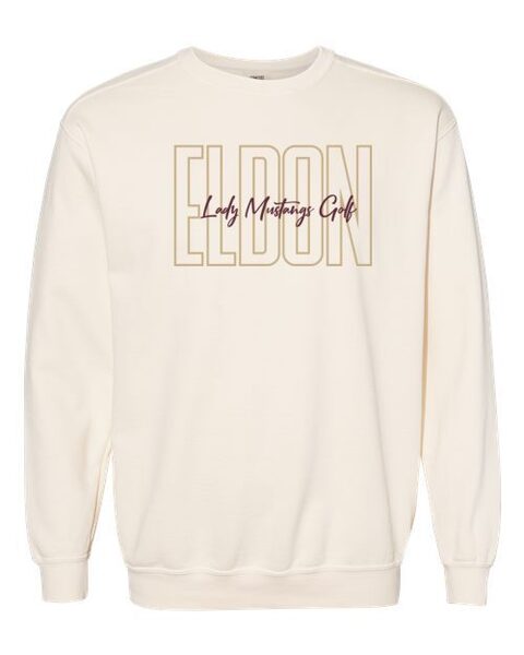 Ivory - Unisex Garment Dyed Crewneck Sweatshirt - Golf