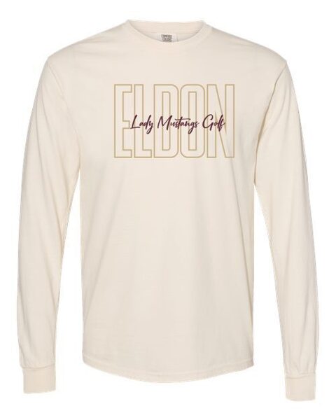 Ivory - Unisex Garment-Dyed Heavyweight Longsleeve T-Shirt - Golf