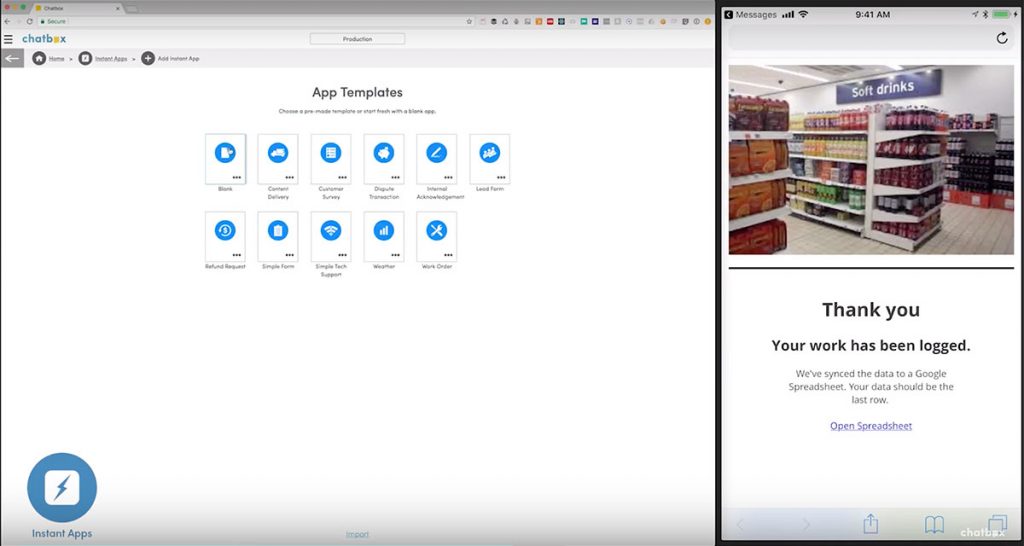 Instant Apps Templates