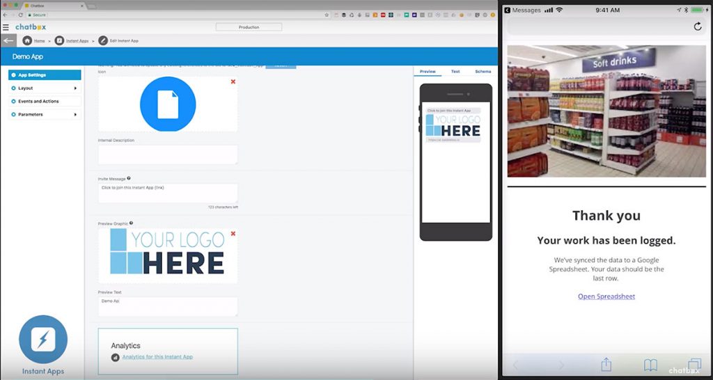 Instant App personalization example