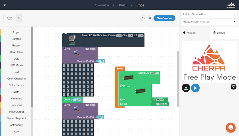Cherpa Platform Screenshot