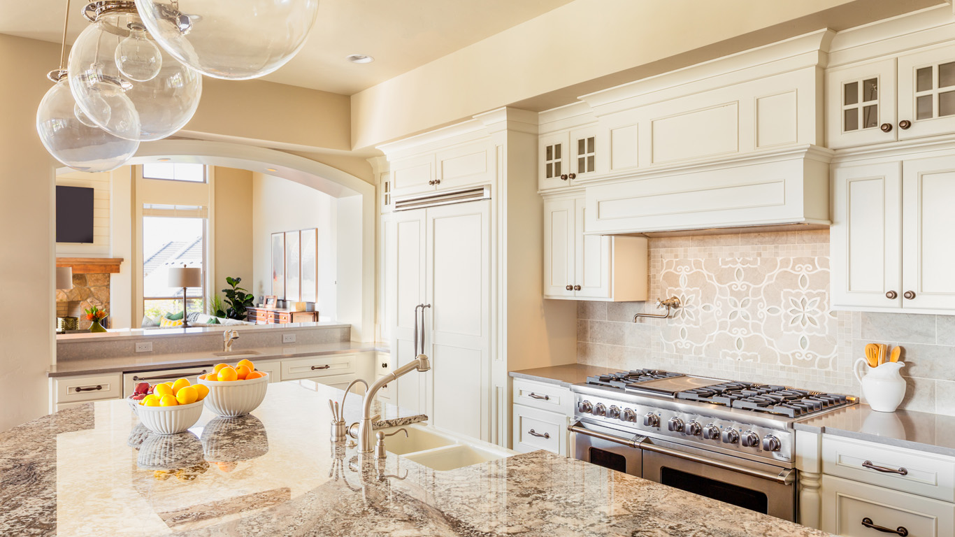 Kitchen in New Luxury Home Kitchen in New Luxury Home