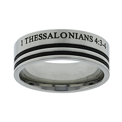 1 Thessalonians 4:3 Ring - FJ-RSPU4