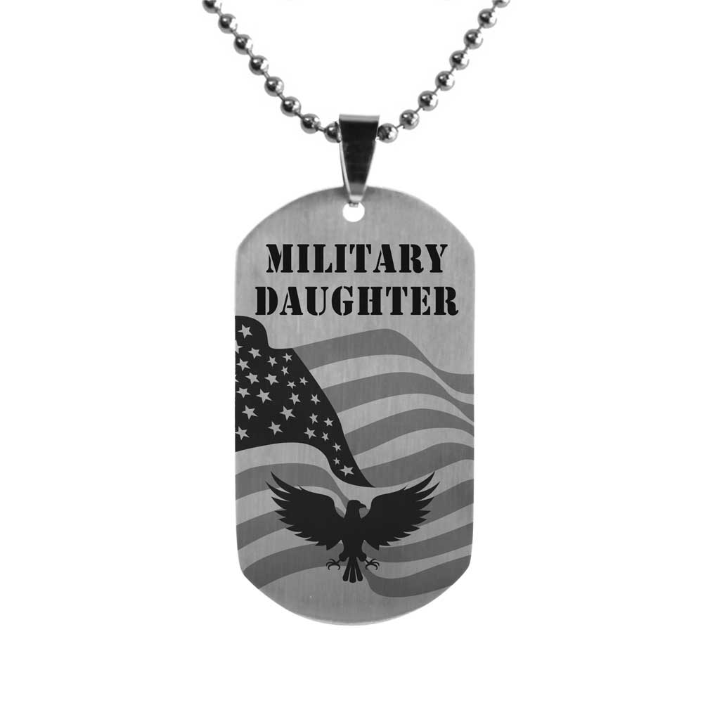 Military Family Dog Tag Men's Dog Tag Necklaces on