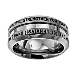 Fear Not Industrial Band Ring - ST-IND FN