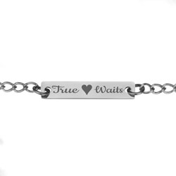 Silver True Heart Waits Necklace - LDP-HBN0538