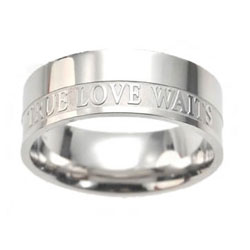 Men's True Love Waits Ring Band - ST-1T412