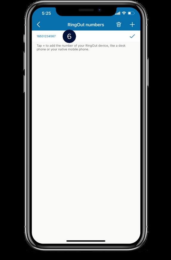 Ringcentral calling using ringout with the mobile app alludo